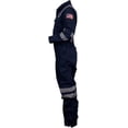 thumbnail image 5 of Premium High Visibility Hi Vis Coveralls with Leg Zipper (4XL, Navy Blue), 5 of 5