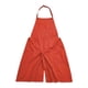 thumbnail image 4 of Delantal De Cerámica Con Bolsillos Para Mujer Delantal Con Pierna Dividida Para Alfareros Trabajos Artísticos Naranja, 4 of 8
