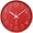 Red, variant on 12 Inch Wall Clock Non-Ticking Silent Battery Operated Round Wall Clock Modern Elegant Simple Style Clock for Home Bedroom Living Room Kitchen Office