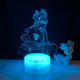 thumbnail image 5 of Lámpara de mesa 3D con mando a distancia Black Clover Asta Anime, 5 of 5