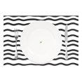 thumbnail image 2 of Modern Wavy Pattern 12x18in Heat-Resistant Non-Slip Place Mat, Durable and Wrinkle-Resistant, 2 of 8