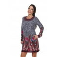 thumbnail image 1 of 860-01-S Robe Pull Brodée Sandrine, Gris - Petit, 1 of 1