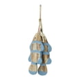 thumbnail image 3 of Pez de madera colgante como colgante de pez mediterráneo, decoración de pared para fiestas Azul 23x95x39 cm, 3 of 9