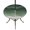 Sage Green, variant on Round Outdoor Tablecloth with Umbrella Hole and Zipper, Orange Ocean Waves Tablecloth with Elastic Waterproof, Coastal Country Abstract Ombre Stripes Patio Table Covers for 45" - 54" Pool Tables