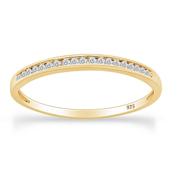 Moissanite Wedding Band, 18K White Gold Plated Moissanite Band Ring, Simple Moissanite Band for Women, Wedding Anniversary Multi Moissanite Band