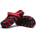 thumbnail image 3 of Men's Garden Clogs Slip-On Sandals Breathable Beach Water Shoes Lightweight Sport Sandal Waterproof Flip Flop Kitchen Hospitcal Beach Yard Pool Shower Slides Summer Mules Walking Slippers Red 45, 3 of 7