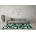 thumbnail image 3 of Ahgly Company Indoor Rectangle Abstract Light Blue Modern Area Rugs, 6' x 9', 3 of 4
