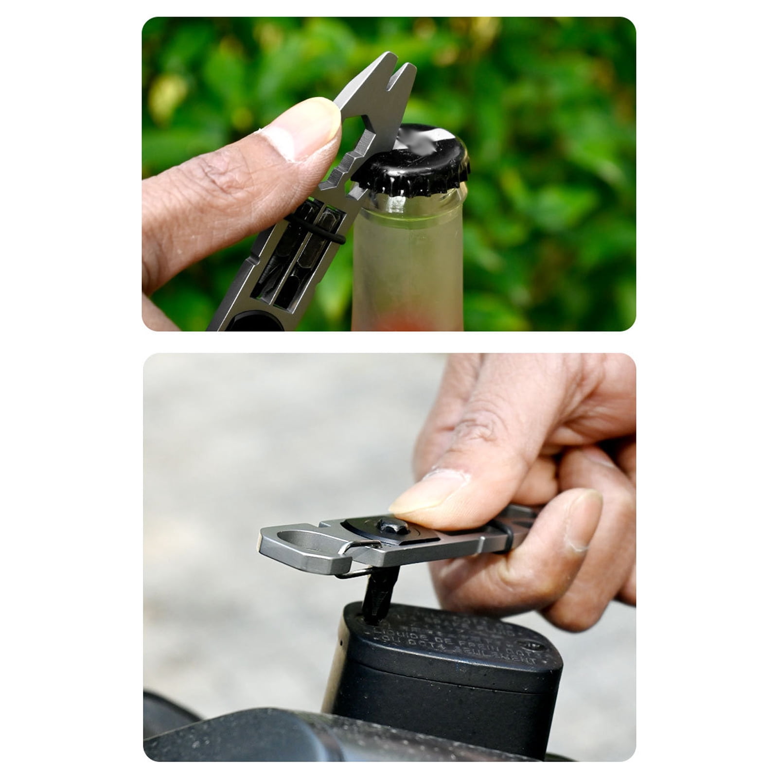 Multitool Alloy Keychain Bottle Opener Keychains Clip Key Holder Keychains Clip Key Hook Outdoor Camping Buckle Keychain