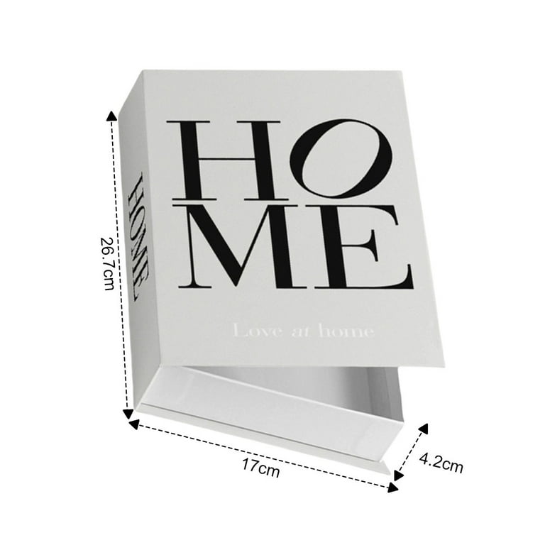 3Pcs Decor Book Box Magnetic Opening Decorative Books Fashion