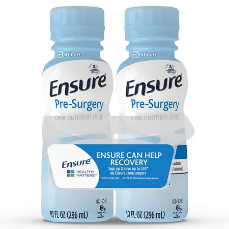 surgery ensure drink pre clear nutrition chill ready arctic bottles oz fl flavor artic bottle use