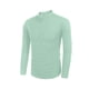 thumbnail image 2 of Sunloudy Hombres Primavera Otoño Camisa Casual Color Sólido Manga Larga Cuello Alto Botón Tops Sunloudy moda, 2 of 7