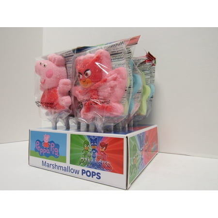 12pc Assort Licensed Mallow Pop PJ Masks