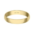thumbnail image 2 of 3 MM Plain Band Ring for Men and Women in Solid 14K Yellow Gold, Graceful Gold Ring, A Stunning Precious Jewelry Gift For Loved Once (Ring Size 7.5), 2 of 2