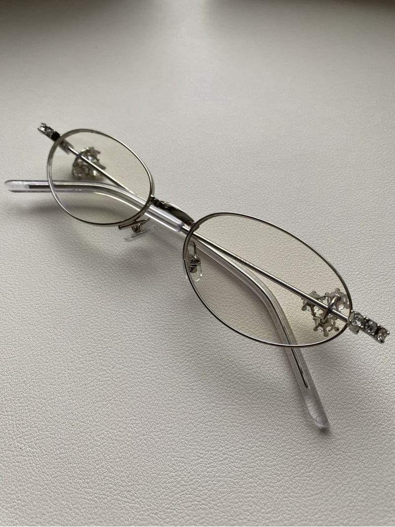 Gentle Monster Carat 02 Oval Sunglasses in Silver Metal - Walmart.com