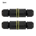 thumbnail image 3 of ANGGREK 2Pcs Outdoor IP68 Waterproof 3 Pin Junction Box Electrical Cable Wire Connector Accessory,Junction Box Connector, 3 of 8