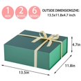 thumbnail image 2 of Caja de regalo de lujo grande Ouering de 34 x 30 x 12 cm con cinta, 2 of 8