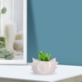thumbnail image 3 of Maceta de concha marina para plantas, florero decorativo, maceta de cerámica, maceta de cerámica para plantas, maceta de cerámica serie océano para plantas suculentas, 3 of 7