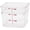 6 QT, variant on Food Storage Container - Classic Series Square - 6 QT (Quart) - Commercial Grade for Food Prep (Clear)