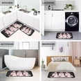 thumbnail image 4 of Halloween Pink Ghosts Kitchen Mats Non Slip Standing Desk Mat Runner Rug Washable Kitchen Rugs for Floor 2PCS, 4 of 7