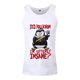 thumbnail image 1 of Psycho Penguin - Camiseta Sin Mangas I'm Utterly Insane para Hombre (Blanco), 1 of 2