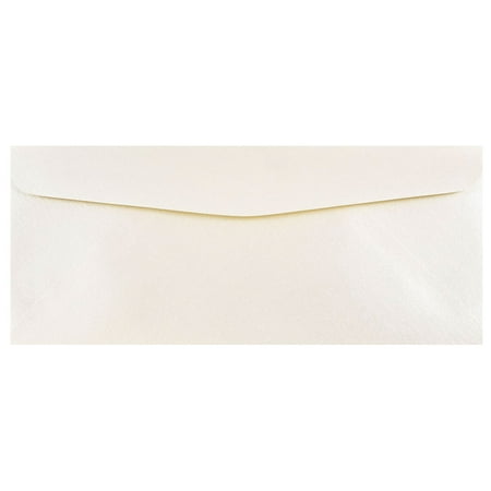 Stardream Opal Square - JAM Paper #10 Business Envelopes, 4 1/8 x 9 1/2, Opal Stardream Metallic, 50/pack