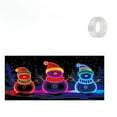 thumbnail image 1 of Uklsqma Couvre-Porte de Garage Fluorescent de Noël Zzr241025603 / Rideau à Bandes en Pvc Transparent Robuste / Barrière en Vinyle Industrielle Résistante aux Intempéries / Température Stable -30 °C à 60 °C / Garage, Guerre, 1 of 2