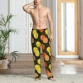 thumbnail image 2 of Rateoe Orange Lemon Pattern Men’s Ultra-Soft Comfy Pajama Lounge Pants Sleepwear,Comfortable Lounge Wear,lightweight Pajamas, Casual Home Wear-X-Large, 2 of 6