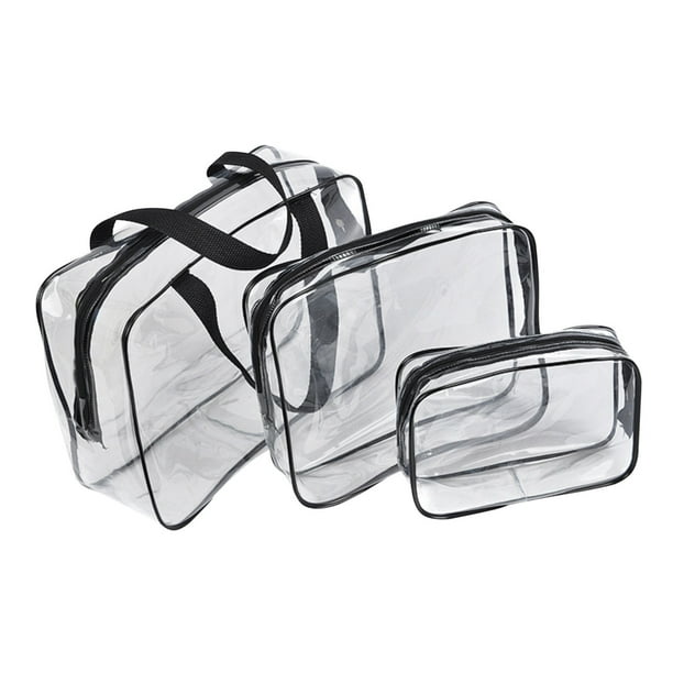 Bolsa de Maquillaje de Viaje Bolsa de Lavado Transparente de Pvc, Bolsa de Lavado, Bolsa de Almacenamiento, Traje Espesado, Bolsa de Maquillaje de Viaje, Bolsa de Maquillaje de Playa Pequeña