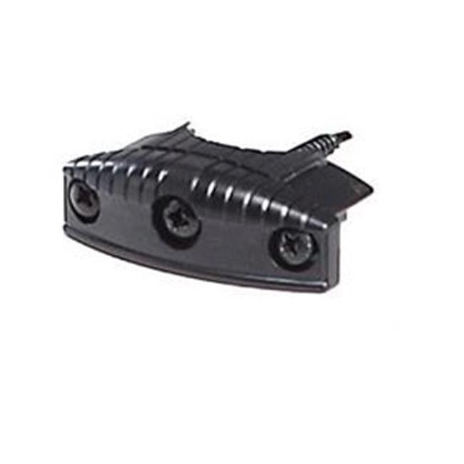 End Cap for Exterior Ladder, Black