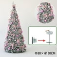 thumbnail image 2 of 6 Ft Pops Up Christmas Tree with Lights: Pre-lit Collapsible Tree for Home Decor, 2 of 7