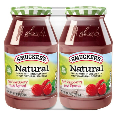 Product of Smucker's Red Raspberry Fruit Spread, 2 pk./30.75 oz. [Biz (Best Raspberry Jam Brand)