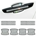 thumbnail image 2 of 8 Pieces Car Door Handle Sticker Film, Bling Car Door Handle, Rhinestone Anti-Scratch Protection Sticker, Universal for All Cars (Black-White), 2 of 5