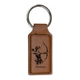 thumbnail image 2 of Keychain - Rectangle - Artemis - Leather, 2 of 4