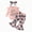 H184-Red, variant on TOWED22 Newborn Baby Girl Fall Clothes Romper Flare Pants Set Headband 3Pcs Infant Winter Outfits,9-12 M