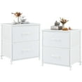 thumbnail image 2 of Bigleap Nightstand Set 2, 2 Drawer Dresser for Bedroom, Bedside Furniture, End Table for Bedroom, Closet, Entryway, White, 2 of 8