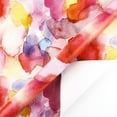 thumbnail image 3 of hengsof Christmas Wrapping paper-Red and White Paper with a metallic foil shine-Christmas Elements Collection-50x70cm, 3 of 6