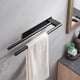 thumbnail image 3 of Toallas para Baño Toalla de Mano, Tira de Toalla de Mano, Tira de Toalla de Baño Autoadhesiva, Toallas de Mano Cepilladas de Acero Inoxidable Montadas en la Pared para Baño, 3 of 6