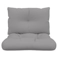 thumbnail image 2 of vidaXL Pallet Cushions 2 pcs Grey Fabric, 2 of 5