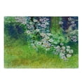 thumbnail image 2 of Flower Cutting Board, Traditional Multicolored Japanese Cherry Blossom Sakura Tree Petals Grass Land Paint, Decorative Tempered Glass Cutting and Serving Board, Large Size, Pink Green, by Ambesonne, 2 of 5