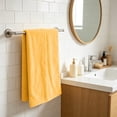thumbnail image 2 of Microfiber Bath Hand Towels, Cosmug Soft Absorbent Towels, Daily Use Quick Dry Towels, for Bathroom Shower, Gym Workout and Travel Carry, 35 x 75 CM, Yellow, 2 of 5