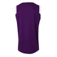 thumbnail image 2 of A4 Moisture Management V-Neck Muscle For Men in Purple/White | N2340, 2 of 5