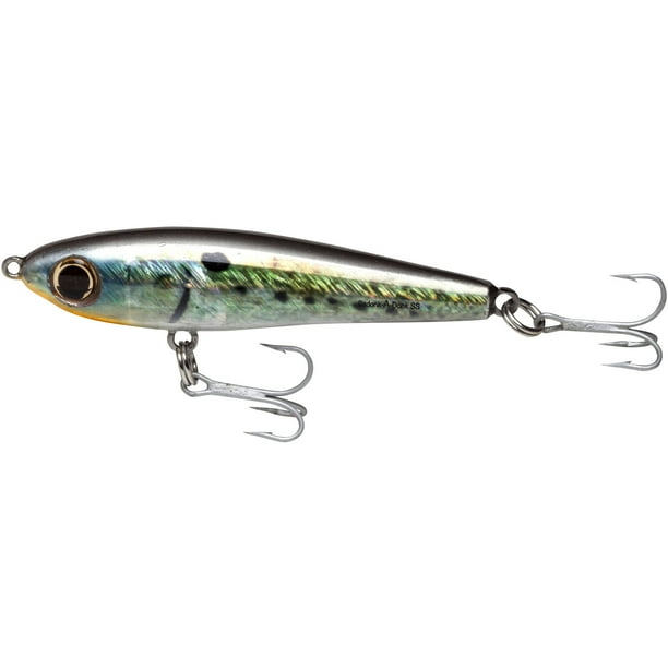 Bomber 3.5" Saltwater BadonkADonk Lure, Natural Menhaden & Pogy, 1/2