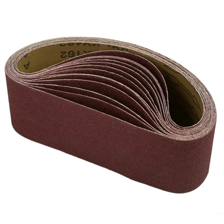 

10PCS Abrasive Tool 610X100mm Sanding Belts 240 Grits Sandpaper Abrasive Bands for Sander Power Rotary Tools
