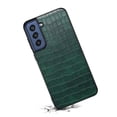 thumbnail image 2 of For Samsung Galaxy S21 FE 5G Cases Crocodile Textured Leather Covered Hybrid Phone Case - Green, 2 of 4
