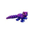 thumbnail image 2 of Color Changing 3D Printed Articulated Chameleon Desktop Ornament Laser Purple Small Scale Decorative Reptile Statue for Office and Holiday Gifting, 2 of 8