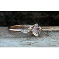 thumbnail image 2 of HeartsAndYou 1ct Natural Peach Morganite Stylish Promise Engagement Ring 14k SOLID Rose Gold, 2 of 9