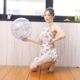 thumbnail image 5 of nipocaio Jumbo Pool Toys Balls Giant Confetti Glitters Inflatable Clear Beach Ball (16"), 5 of 5