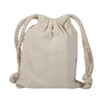 thumbnail image 1 of Cotton Stuff Bags,Household Plain Cotton Drawstring Cotton Storage Bags Cotton Storage Bag Effortless Installation, 1 of 3
