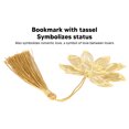 thumbnail image 3 of Exquisite Engraving Plant Shape Vein Bookmark For Writers Book Lovers, 3 of 8