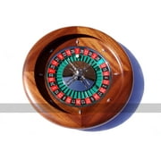 Dal Negro 36cm Montecarlo Mahogany Roulette Wheel with Precision Bearing Mechanism